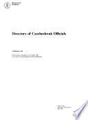 Directory of Czechoslovak Officials