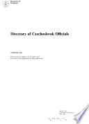 Directory of Czechoslovak Officials