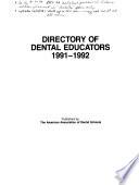 Directory of Dental and Allied Dental Educators