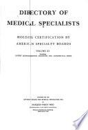 Directory of Medical Specialists