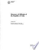 Directory of Officials of the Republic of Cuba
