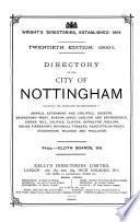 Directory of the City of Nottingham