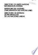Directory of United Nations Information Systems: Information sources in countries