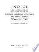 Discorsi, messaggi, colloqui di Giovanni XXIII
