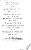 Discours sur l'histoire des Juifs