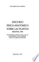 Discurso físico-anatómico sobre las plantas