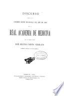 Discurso leído en la solemne sesión inagural del año 1889 en la Real Academia de Medicina