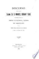Discurso leído por el ... presidente de la Academia de jurisprudencia y legislación de Barcelona en la sesión pública inaugural de sus sesiones, el día 20 de enero de 1893