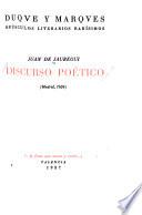 Discurso poético (Madrid, 1624)