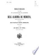 Discurso pronunciado en la inauguración de las sesiones de la Real Academia de Medicina en el año de 1878