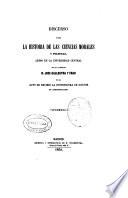 Discurso sobre la historia de las ciencias morales y políticas