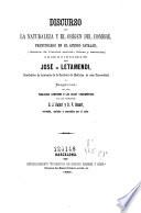 Discurso sobre la naturaleza y el orígen del hombre