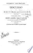 Discurso y rectificaciones pronunciados en las sesiones del Congreso de los Diputados de 17 y 18 de junio de 1892...contra la totalidad del presupuesto de ingresos