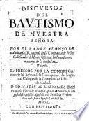 Discursos Del Bautismo De Nuestra Senora