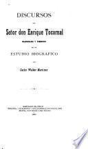 Discursos del señor don Enrique Tocornal
