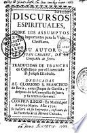Discursos espirituales sobre los puntos más importantes para la vida cristiana