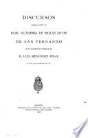Discursos leídos ante la Real Academia de Ciencias Morales y Políticas en la recepción pública del ... Señor Don Eduardo de Hinojosa el día 26 de mayo de 1907