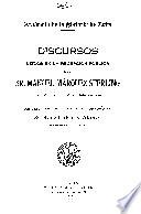 ... Discursos leídos en la recepción pública del Sr. Manuel Márquez Sterling