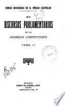 Discursos parlamentarios en la Asamblea Constituyente