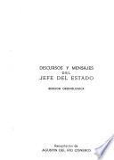 Discursos y Mensajes del Jefe del Estado