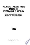 Discusiones internas sobre labores de investigación y docencia