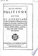 Discvrsos politicos