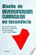 Diseño de diversificación curricular en Secundaria