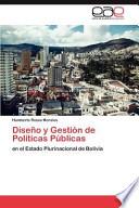 Diseño Y Gestión de Políticas Públicas