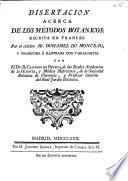 Disertacion acerca de los métodos botánicos