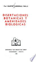 Disertaciones botánicas y amenidades biológicas