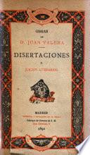 Disertaciones y juicios literarios