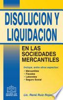 DISOLUCIÓN Y LIQUIDACIÓN EN LAS SOCIEDADES MERCANTILES 2018