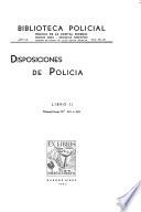 Disposiciones de policia