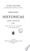 Disquisiciones históricas (Reyes Católicos)
