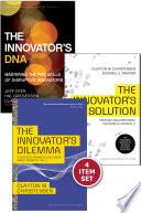Disruptive Innovation: The Christensen Collection (The Innovator's Dilemma, The Innovator's Solution, The Innovator's DNA, and Harvard Business Review article How Will You Measure Your Life?) (4 Items)