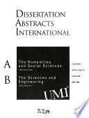 Dissertation Abstracts International