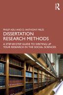 Dissertation Research Methods