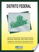 Distrito Federal. Conteo de Población y Vivienda, 1995. Resultados definitivos. Tabulados básicos