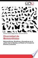 Diversidad de Melolonthidae