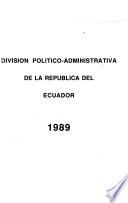 División político-administrativa de la República del Ecuador