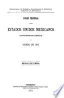 División territorial de los Estados Unidos Mexicanos correspondiente al Censo de 1910. Estado de Puebla