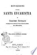 Divozioni alla Santa Eucarestia di Giacomo Scurati