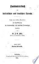 Dizionario italiano-tedesco e tedesco-italiano