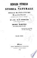 Dizionario pittoresco della storia naturale e delle manifatture ad uso della gioventu
