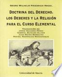 Doctrina del derecho, los deberes y la religión para el curso elemental
