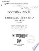 Doctrina penal del Tribunal Supremo