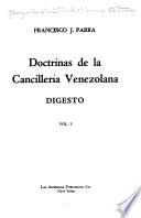 Doctrinas de la Cancillería venezolana
