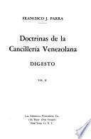 Doctrinas de la Cancillería venezolana