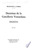 Doctrinas de la Cancillería venezolana