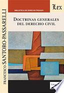 Doctrinas generales del derecho civil